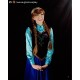 N78 Movies princess ANNA Cosplay Costume Dress tailor made kid adult with full circle skirt