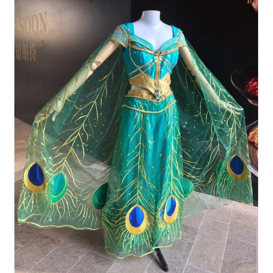 P076 Jasmine costume movie cosplay princess party custom made 2019