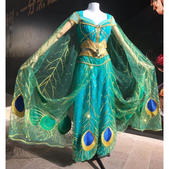 P076 Jasmine costume movie cosplay princess party custom made 2019
