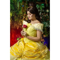 P106V COSPLAY beauty and beast princess belle Costume tailor bodice only.