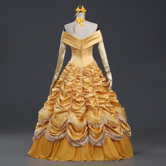 P113  beauty and beast princess belle Costume 