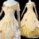 P114 Belle Ball Gown Cosplay Costume Inspired by Beauty and the Beast