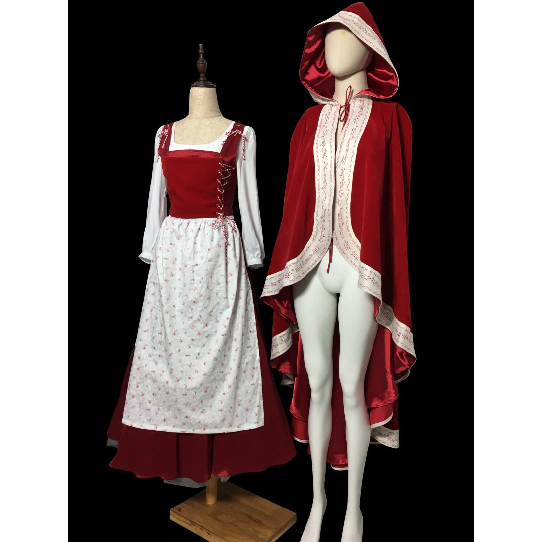 P117 Live action 2017 Belle Beauty and the beast cape cloak and dress ...