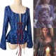 P120 COSPLAY beauty and beast jacket princess belle Costume tailor made 2017 version