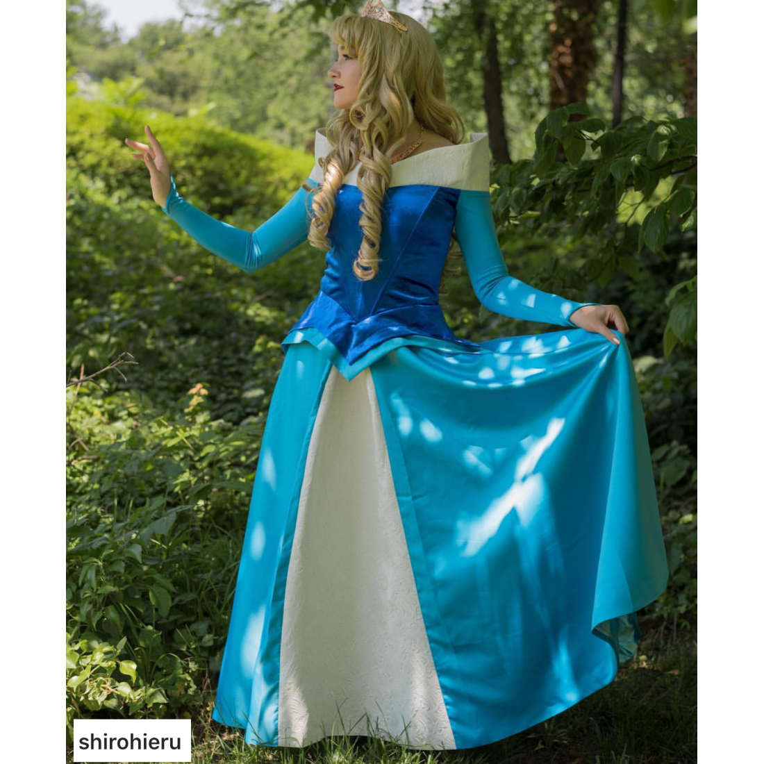 P136 Cosplay Dress Princess Sleeping Beauty Costume Tailor Made Princess Aurora 
