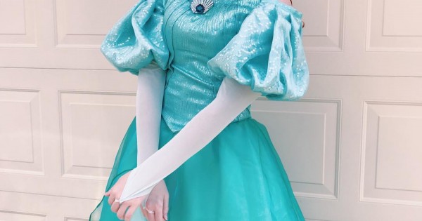 Angel secret cosplay ariel dress disney popular