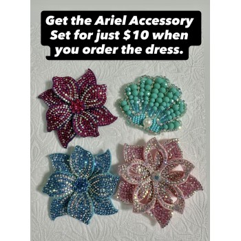 P680 COSPLAY Ariel Princess the little mermaid 2 women costume