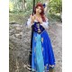 P179 Ariel doll version costume shirt+corset+skirt+Hair bow