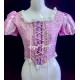 P244 Tangled Rapunzel Cosplay Costume women Princess dress cosplay