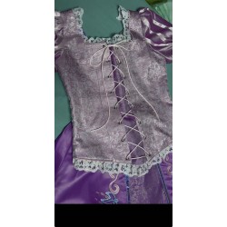 P255 Tangled Rapunzel Cosplay Costume women Princess dress cosplay