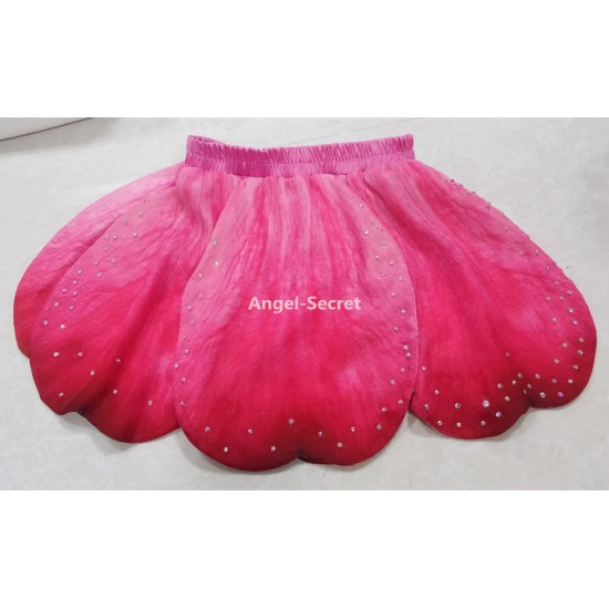 P279 rosetta fairy velvet and chiffon top and skirt
