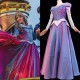 P358 COSPLAY Dress Princess sleeping beauty pink Costume Aurora women adult park Halloween 