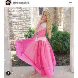 P370  Aurora sleeping beauty Cosplay Costume Dress tailor made women princess