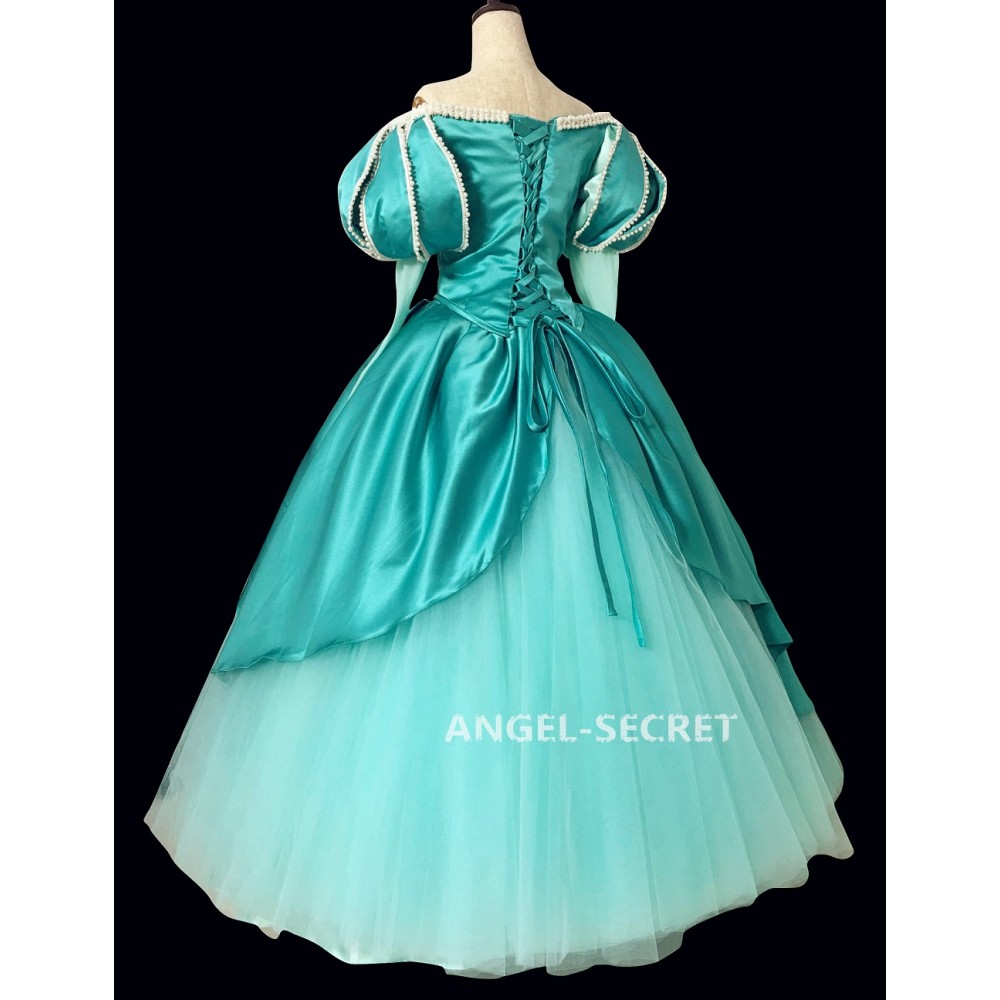 P395 Ariel mermaid Cosplay Costume Dress tailor made women princess ...