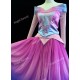 p399 COSPLAY Dress Princess sleeping beauty pink Costume Aurora women adult park Halloween 