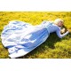 P440 COSPLAY Dress Princess sleeping beauty BLUE Costume Aurora women adult park