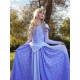 P440 COSPLAY Dress Princess sleeping beauty BLUE Costume Aurora women adult park