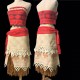 P500 moana costume with shells dirt effect printing  custom made size