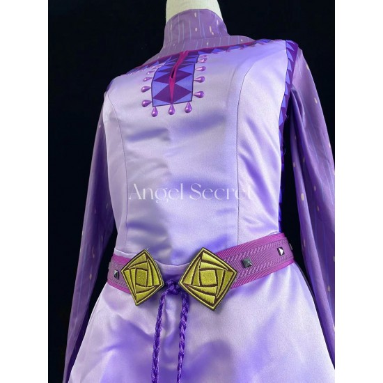 P611 Enchanted Asha high neck Costume from moive Wish