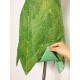 P656 Green Tinkerbell flannel leaf print dress Costume custom made women adult