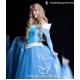 P940 COSPLAY  blue Dress Princess sleeping beauty Costume Aurora women