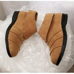 PES1 Peter pan shoes peterpan faux Suede Flat Shoe