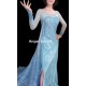 j999 Elsa performer costume with CL28 park version cape women adult frozen1 dress
