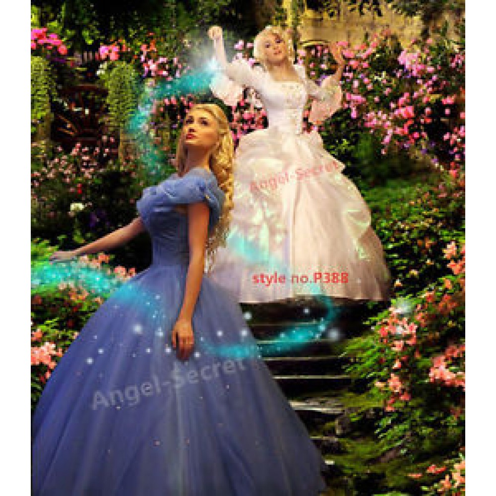P388 NEW fairy godmother Cinderella 2022 movie white 