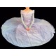 P440 COSPLAY Dress Princess sleeping beauty BLUE Costume Aurora women adult park