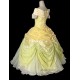 P102 COSPLAY beauty and beast princess belle Costume tailor made puffy version