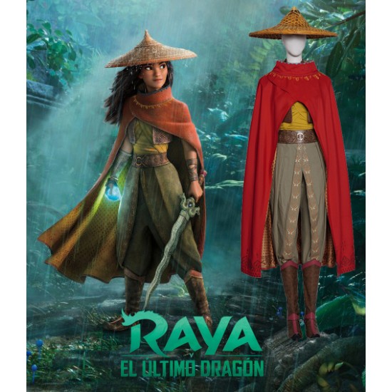 RA001 Raya And The Last Dragon Raya Cosplay Costume