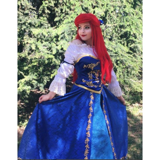 ariel blue dress doll