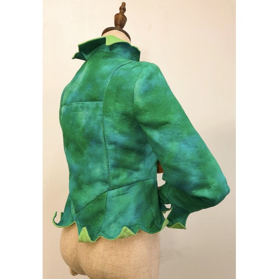 TK2 green Tinkerbell jacket with open to put the wings